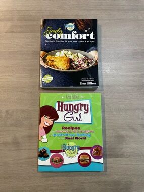 2 Hungry Girl Cookbooks - Guilt-Free Eating in the Real World and Simply Comfort